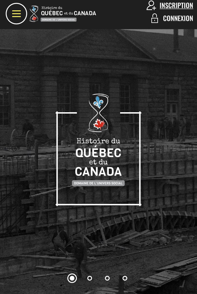 Une nouvelle plateforme de RECITUS! Watatow! #1fan 

Prof de 3e et 4e secondaire, c’est riche, bien organisé et complet cette nouvelle ressource! 🤩
histoire.recitus.qc.ca