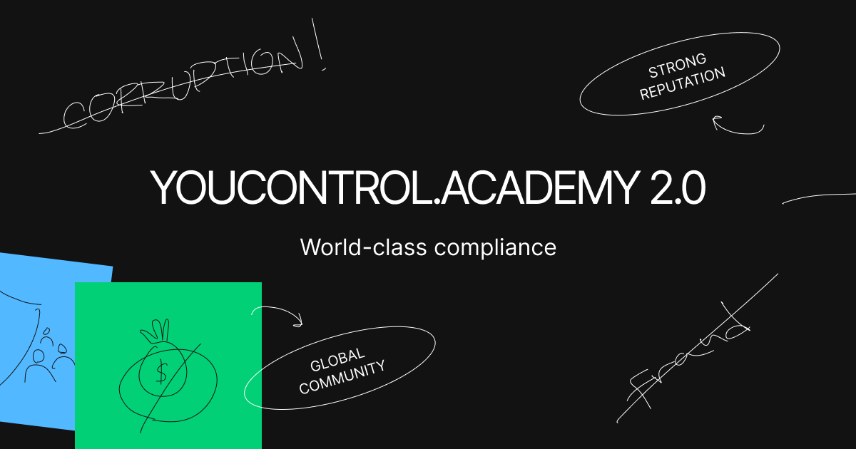 ItsYouControl's tweet photo. Compliance knows no boundaries. Compliance is a constant and a law 🤌 

That's why we present YouControl Academy 2.0

It's an international community that promotes business transparency, develops #compliance, #AML, and #KYC

Join right now, it's free 👇

https://t.co/p72qgyLNt6 https://t.co/9OHAkRpCng