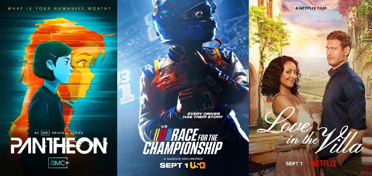 NoReruns's tweet photo. On TV Tonight: https://t.co/KLG4cjr0vf #RaceForTheChampionship #Pantheon #FencedIn #TheMightyOnes #TheFamilyBusiness #OffTheHook #LoveInTheVilla #TheSecretsSheKeeps #SamuraiRabbit #SamMorril #JoJosBizarreAdventure #ItCouldntHappenHere https://t.co/lAl68hEIww