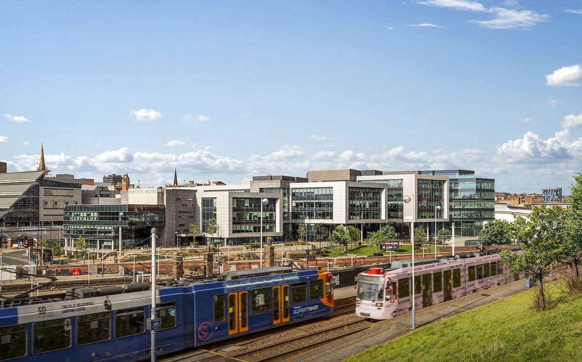 BTGroup's tweet photo. We’re opening a new building in the heart of Sheffield as part of our Better Workplace Programme! 

Kitted out with the latest technologies and collaborative workspaces, this new building will support around 1,000 of our colleagues.

https://t.co/5Y6b3OtZ8y https://t.co/30lY21Rskr