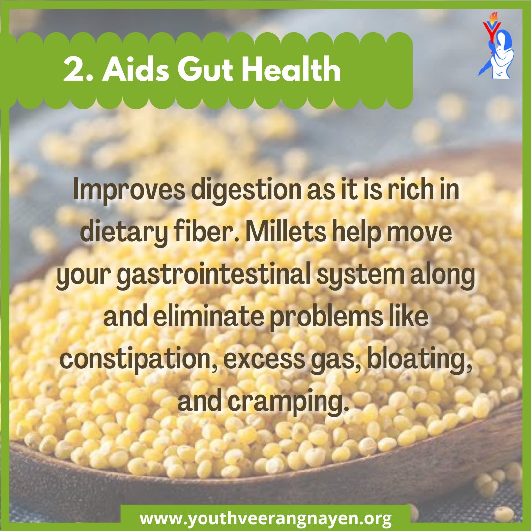Yveerangnayen's tweet photo. While consuming millets and adding it to your diet is certainly healthy, what is also more important is how much you consume. Introduce them in small quantities and increase it as your digestive system gets adjusted to it. Consult your doctor beforehand to avoid any complications https://t.co/leqdqJBbKi