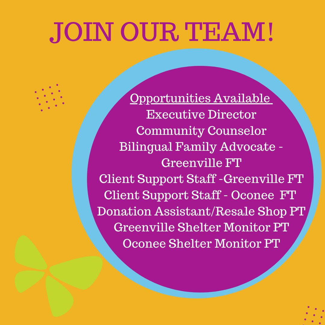 Join Our Team! We approach our work with diverse and multicultural perspectives to empower the voices of persons impacted by domestic violence. Sound like something you would enjoy? Click the link in bio or visit our website to apply directly!  
#jobopportunity #nonprofitjobs