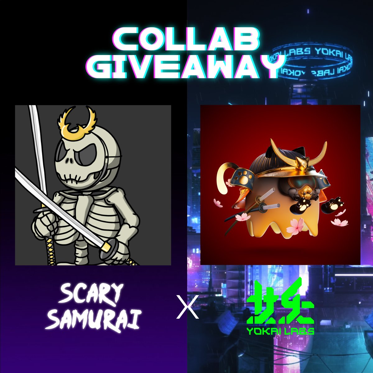 Yokai Labs 🧬 (@yokailabsnft) on Twitter photo 🧬Yokai Labs x Scary Samurai Giveaway🧬
Yokai is doing some katana swinging with @ScarySamuraiNFT and handing out some WL spots ⚔️
3 @ScarySamuraiNFT WL
3 <a href="/YokaiLabsNFT/">Yokai Labs 🧬</a> WL
✅Follow both & <a href="/rahul19_rahul/">👑ROYAL KINGDOM $M | 🐜</a>+ ♥️ + RT
✅Tag some samurai frens
✅join discord.gg/yokailabs
⏰12H 🧬Yokai Labs x Scary Samurai Giveaway🧬
Yokai is doing some katana swinging with @ScarySamuraiNFT and handing out some WL spots ⚔️
3 @ScarySamuraiNFT WL
3 <a href="/YokaiLabsNFT/">Yokai Labs 🧬</a> WL
✅Follow both & <a href="/rahul19_rahul/">👑ROYAL KINGDOM $M | 🐜</a>+ ♥️ + RT
✅Tag some samurai frens
✅join discord.gg/yokailabs
⏰12H