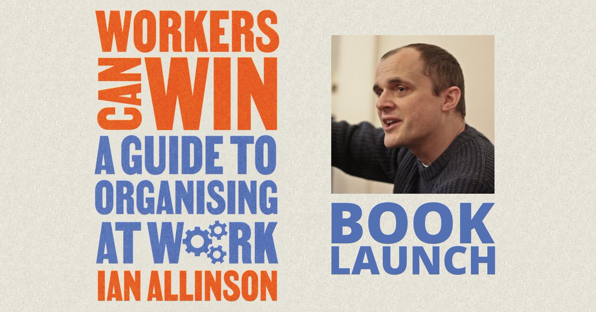 IanAllinson's tweet photo. Thanks to @TUCManchester @TWT_NOW @BoltonTUC1  @StockportTUC @unitelondonitc and many more for helping arrange @WorkersCanWin book launches: check out https://t.co/cb2xjNVhnY or this thread for a growing list. #unionise #solidarity @PlutoPress https://t.co/oGBl1kgeaJ