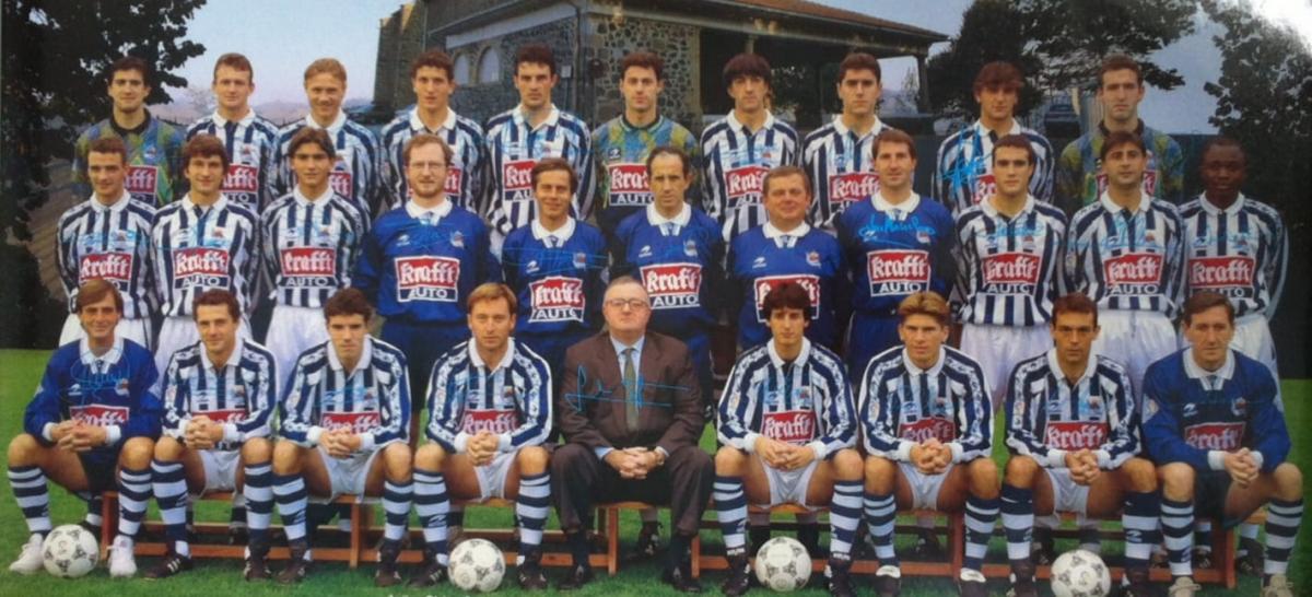 Unai Emery- Imanol Alguacil, Roberto Olabe - Loren, entre muchos otros.

Real Sociedad, 1995.