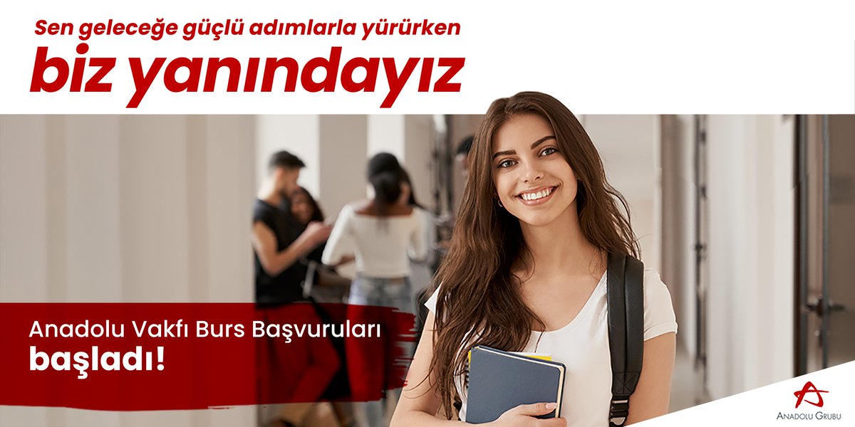 AnadoluGrubu's tweet photo. Anadolu Vakfı’nın gençlere 40 yıl�� aşkın süredir eğitim desteği verdiği burs programının yeni dönemi başladı. Başvurular, 30 Eylül 2022 tarihine kadar Anadolu Vakfı’nın kurumsal web sitesinden yapılabilir. https://t.co/5aja1xWC64  👩🏻‍💻🧑🏻‍💻 https://t.co/Vw0CRwBaeQ