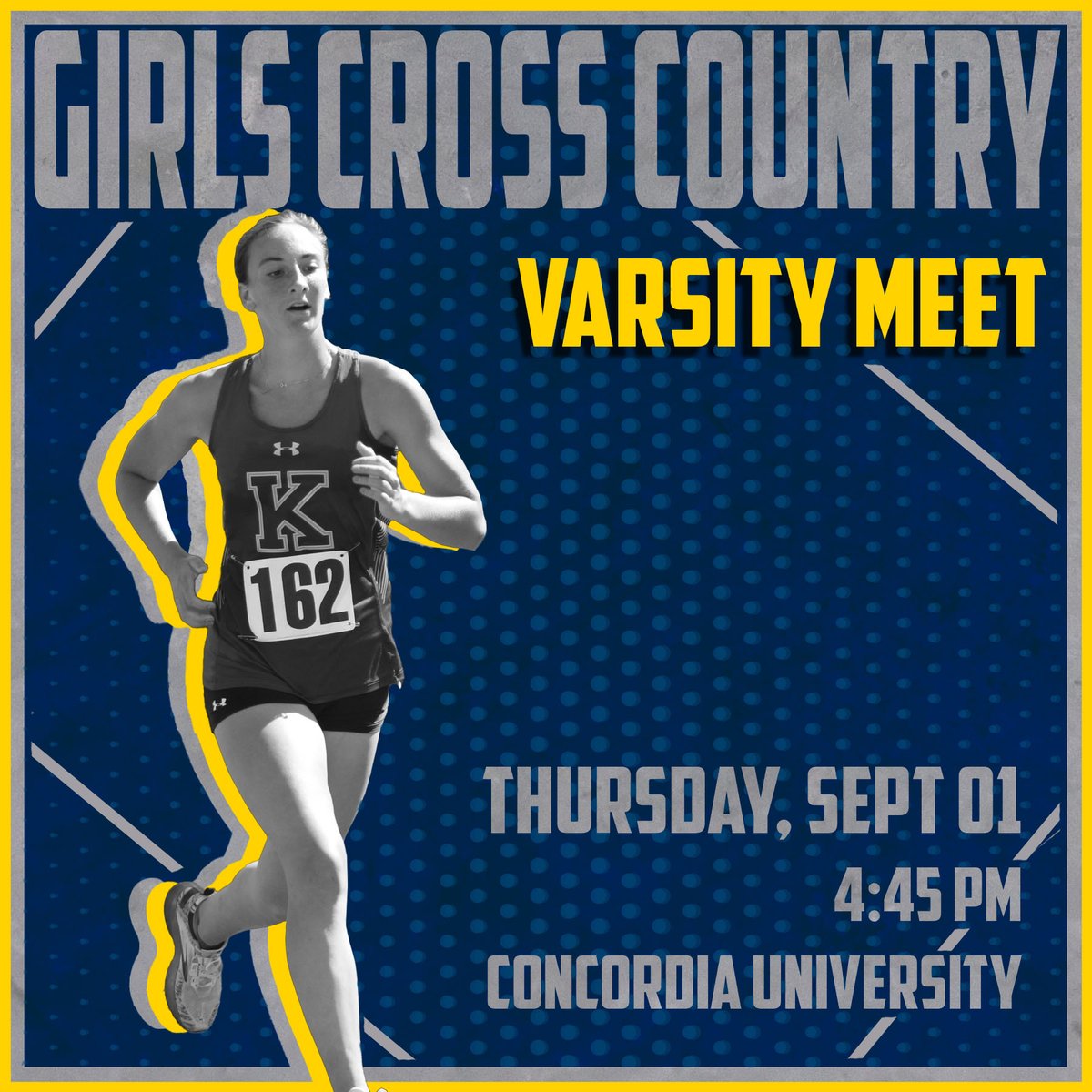 Meet Day!
@KHSGirlsTF is heading to Concordia
⏰4:45pm
📍Concordia University