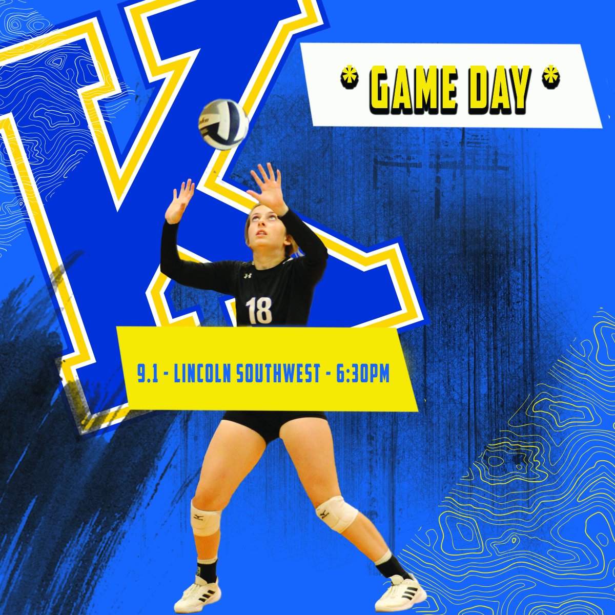 🏐HOME GAME DAY🏐
<a href="/khsvolleyball/">Kearney High VB</a> vs <a href="/LSWVB/">LSW Volleyball</a> 
⏰ 6:30pm
📍Kearney High
📺trst.in/LqNnqT