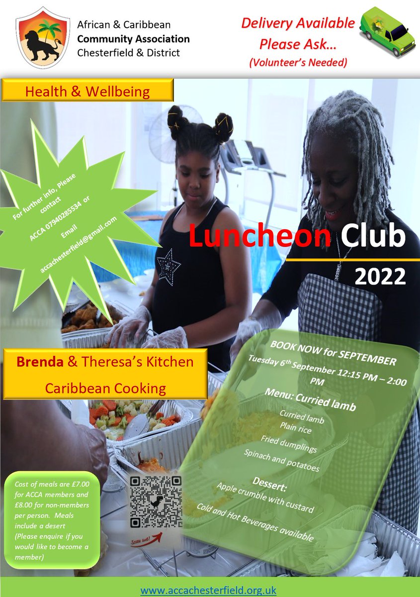 ACCAChez's tweet photo. Come down to ACCA for our luncheon club next week😋 #Acca #luncheonclub #caribbeanfood https://t.co/FMQTSTDFHn
