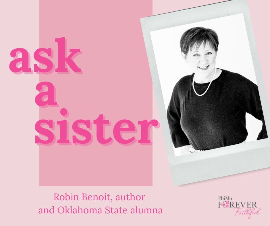 Mark your calendars! Ask a Sister will be on September 15 at 8 PM ET with Robin Benoit (Oklahoma State) about her book, The Eighty-Year-Old Sorority Girls. Register using the link below! The first 10 people to register get a free signed copy of her book!

phimu.zoom.us/meeting/regist…