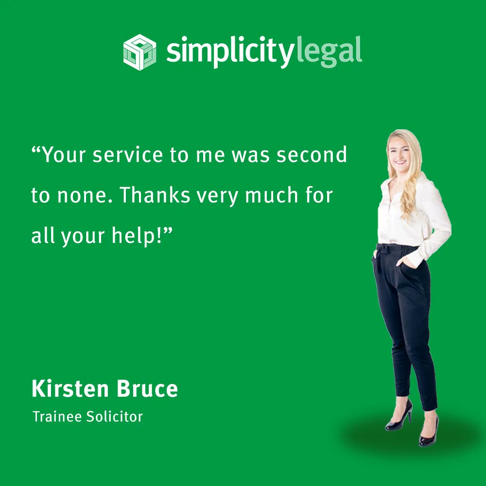 Thank you to one of our clients for their kind words to our Trainee Solicitor, Kirsten Bruce!

To find out more about how Kirsten and the rest of our legal team can help you, call us now on 0141 433 2626.