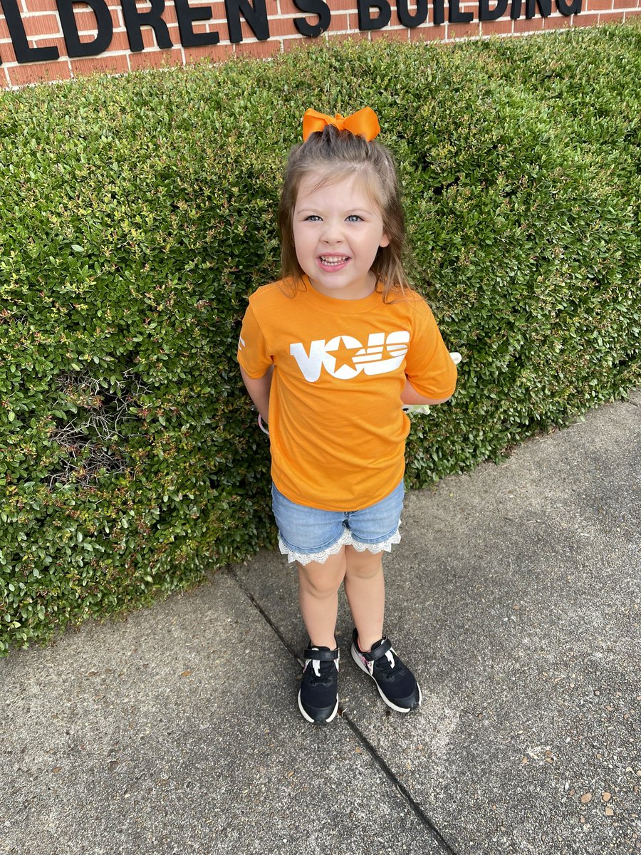 WestTN_vol's tweet photo. Our youngest Vol is ready for gameday!!! It’s finally here:”; ‘tis the season!!! 🧡🏈🧡 #GBO #VOLS #itsfootballtimeintennessee #gameday #TennesseeFootball https://t.co/NBsIRCvW9j