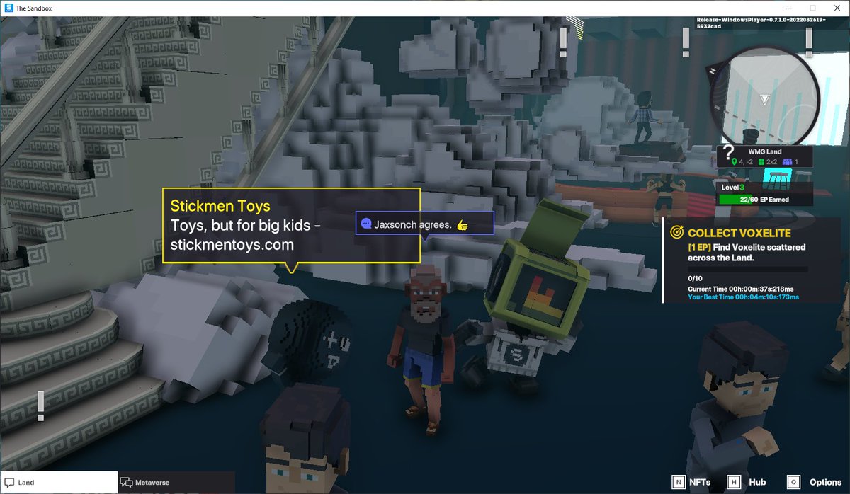 Jaxsonch1's tweet photo. @TheSandboxGame @warnermusic I just participated in the #SandboxAlphaS3Giveaway for a chance to win 500 SAND! Found Spinnin Record’s Rog3r, check out my screenshot below!
👇 https://t.co/p3pomrtyL1