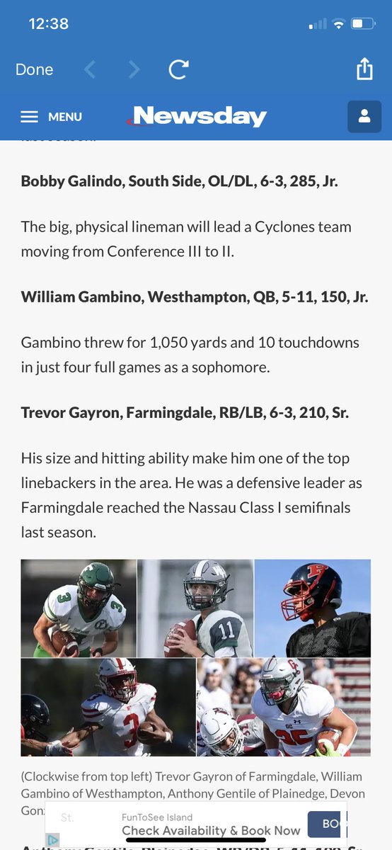 willgam9's tweet photo. Blessed to be apart of the Top 100 players on Long Island. @CoachSchaum @NewsdayHSsports @Gregg_Sarra @QBCoachGill https://t.co/3VeHmfnBx5