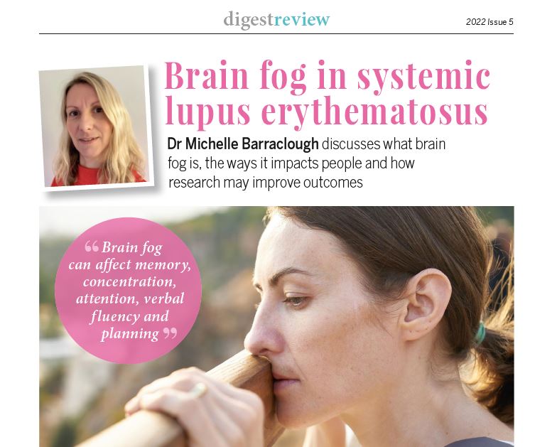 MichelleBarra's tweet photo. The latest @ArthritisDigest is out with a piece about #BrainFog in #Lupus https://t.co/dodsRAsOTO