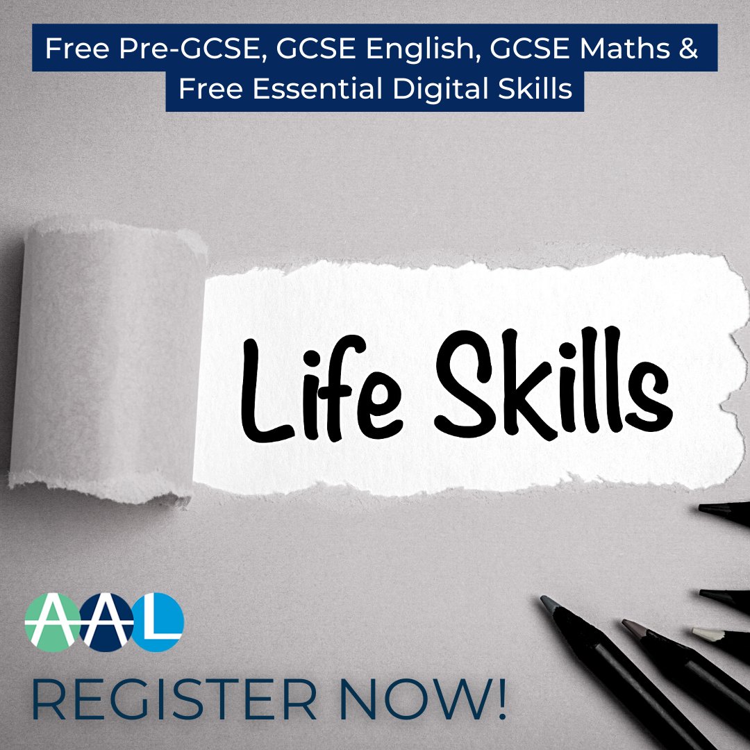 AldridgeALearn's tweet photo. #Portslade #Hove #Brighton
English, Maths and ICT skills are an essential part of everyday life.
๐น SKILLS FOR LIFE | ENROL NOW ๐น
โ Free #PreGCSE
โ#GCSEEnglish
โ#GCSEMaths
https://t.co/CmgWw7IFWZ
โFree #EssentialDigitalSkills
โ#Computing
https://t.co/RDEIW1qjXE https://t.co/FJSF32dYhj