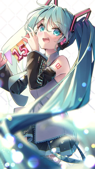 百万年ぶりにミクさんを描きました。自分にとっても一種の原点回帰かな。大遅刻しとるけど……お誕生日おめでとう!!まだ世界中のどこかが31日の可能性は?Pixiv⇢初音ミク誕生祭2022 