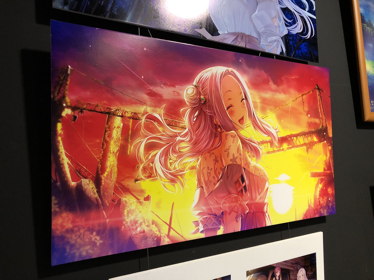 3_mv1's tweet photo. あとこれオデノ最推しCG
美しすぎて撮りすぎた
ラフスケッチにこれの夜空Ｖｅｒ．らしきものあって泣きかけたのは秘密
 #白昼夢の青写真 https://t.co/KqnLbMPJMa