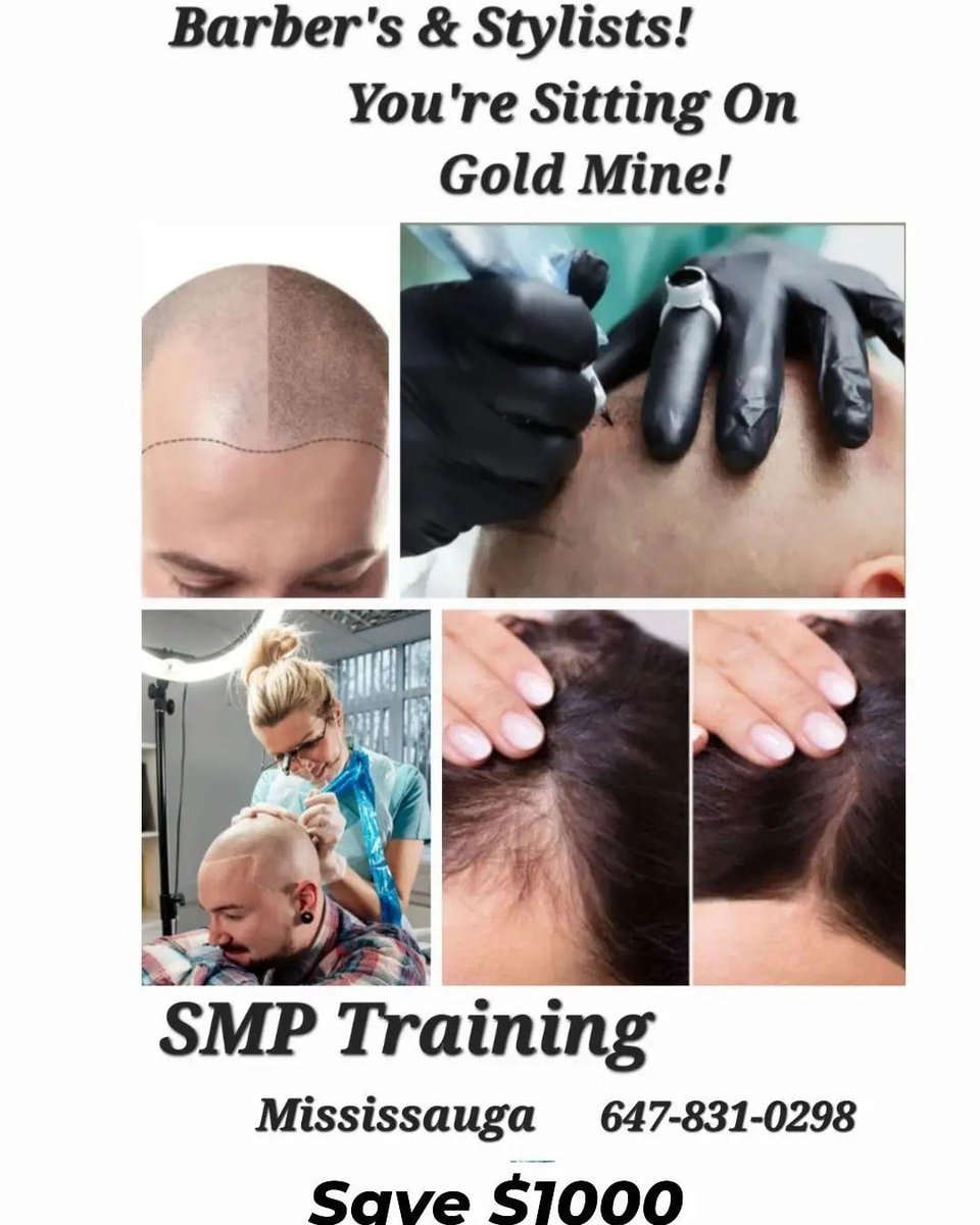 MyFacePlaceMiss's tweet photo. Calling all Barbers &amp; Hair Salons! You could be offering your clients this highly sought out &amp; lucrative service. What are you waiting for? Text for more info. 647-831-0298
https://t.co/1l7yI2T6pu

#barbershop #barbers #salon #hairstylist #hairdresser #spas #smp #hairreplacement https://t.co/xzVN9FJlUP