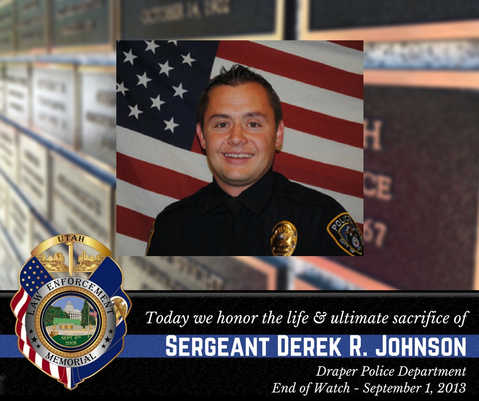UtahsFallen's tweet photo. #SergeantDerekJohnson #UtahsFallen #ULEM #DraperPoliceDepartment https://t.co/ecZ6V01hQ9