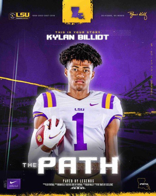 Special_K223's tweet photo. LSU showed love 💜💛🐯 @Coach_Hankton @Recruit_Tbonne @coach_ty12 @G_Sportz https://t.co/RaDIe8anuv