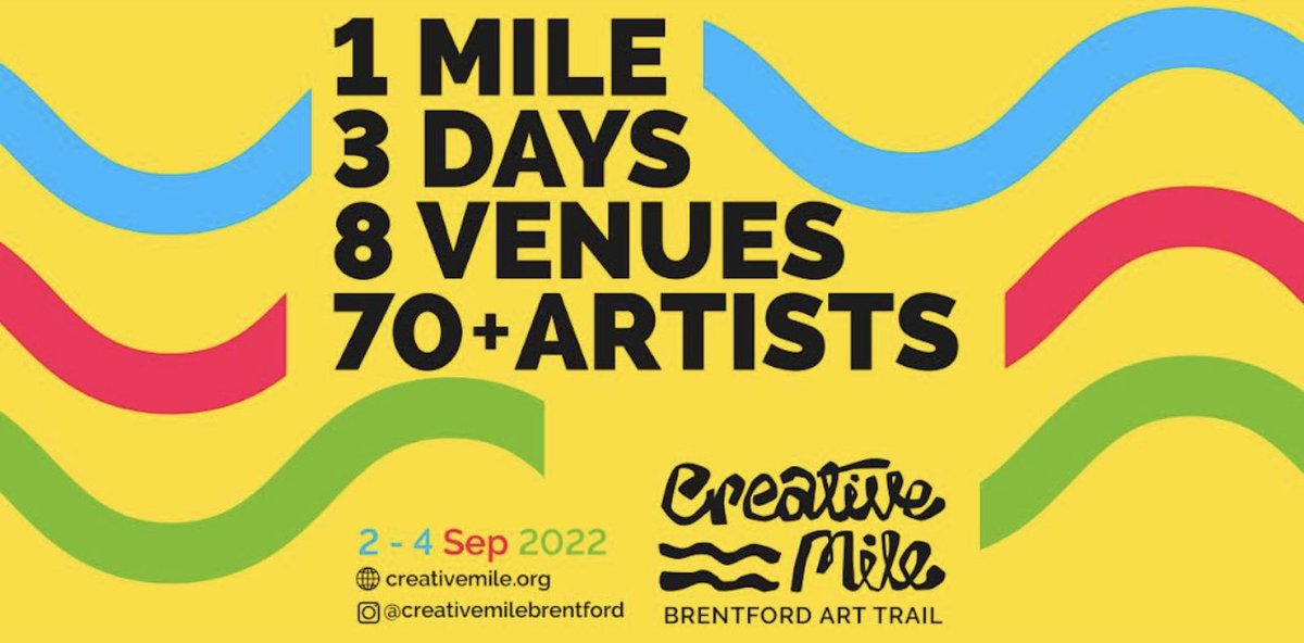 Come see us this weekend as part of the Creative Mile #Brentford art trail. Over 70 artists and makers in their studios including <a href="/WatermansArts/">Watermans Live and Digital</a> <a href="/MusicalMuseum/">Musical Museum</a> <a href="/RedleesStudio/">Redlees Studios</a> <a href="/waterandsteam/">London Museum of Water & Steam</a> <a href="/studioflox/">Studio Flox</a> <a href="/Duke_ofLondon/">DukeofLondon</a>