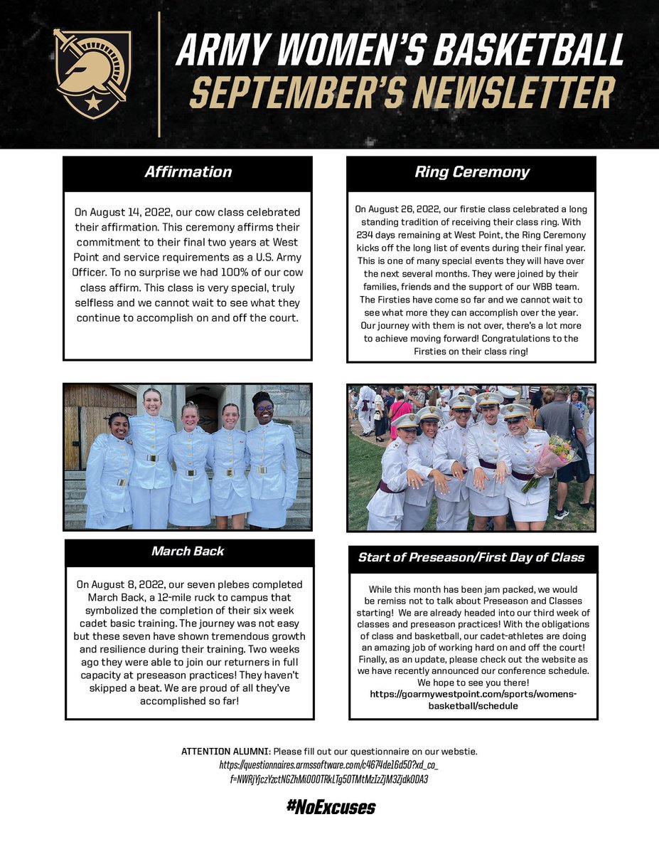 Army Women's Basketball tweet media