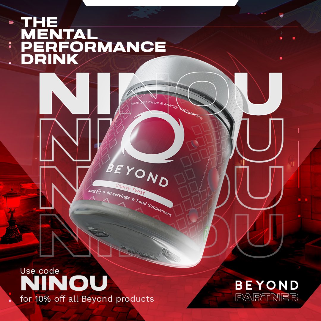 Ninouuu__'s tweet photo. Get yourself the @beyondnrg drinks and take your game to the next level! 📈
Use code NINOU at checkout for 10% off all products 💥
( btw the cherry twist is 🔥)
#BeyondPartner #GatherTheStorm ⚡️ https://t.co/HnVdb7EEO9
