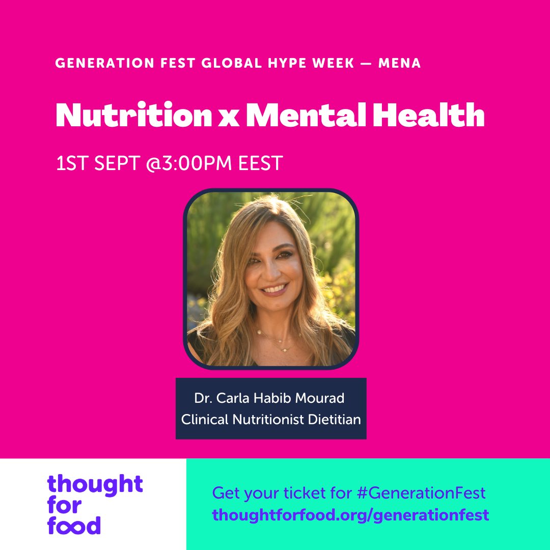 thoughtforfood_'s tweet photo. 🔴 JOIN US NOW for the Nutrition x Mental Health session with Dr. Carla: https://t.co/J7sEUJnnCg
#tffcommunity #Mentalhealth #nutrition #food #action #nextgen https://t.co/KNV5MCobyf