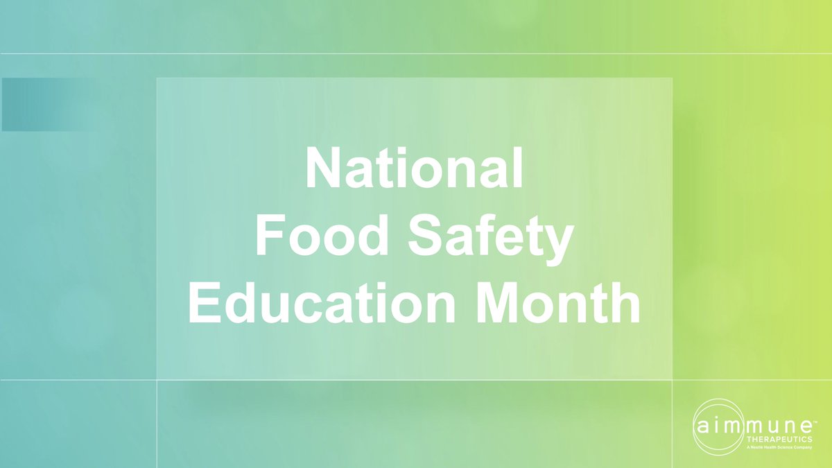 September is National Food Safety Education Month (FSEM). As well as being a great time to freshen up your knowledge on how to avoid food poisoning, it’s also a chance to educate yourselves and others on how to keep loved ones with food allergies safe. #FSEM2022