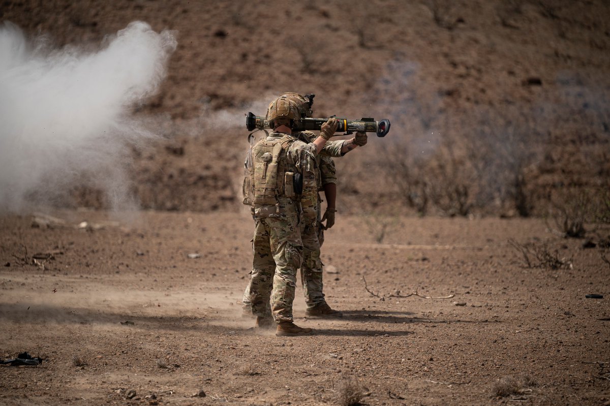 Virginia National Guard (@vanationalguard) on Twitter photo Photo of the Day: U.S. Army #NationalGuard #infantrymen assigned to Task Force #RedDragon, as part of the East African Response Force, fire an AT4-CS confined space light anti-armor weapon in #Djibouti during a routine range training day. Photo of the Day: U.S. Army #NationalGuard #infantrymen assigned to Task Force #RedDragon, as part of the East African Response Force, fire an AT4-CS confined space light anti-armor weapon in #Djibouti during a routine range training day.