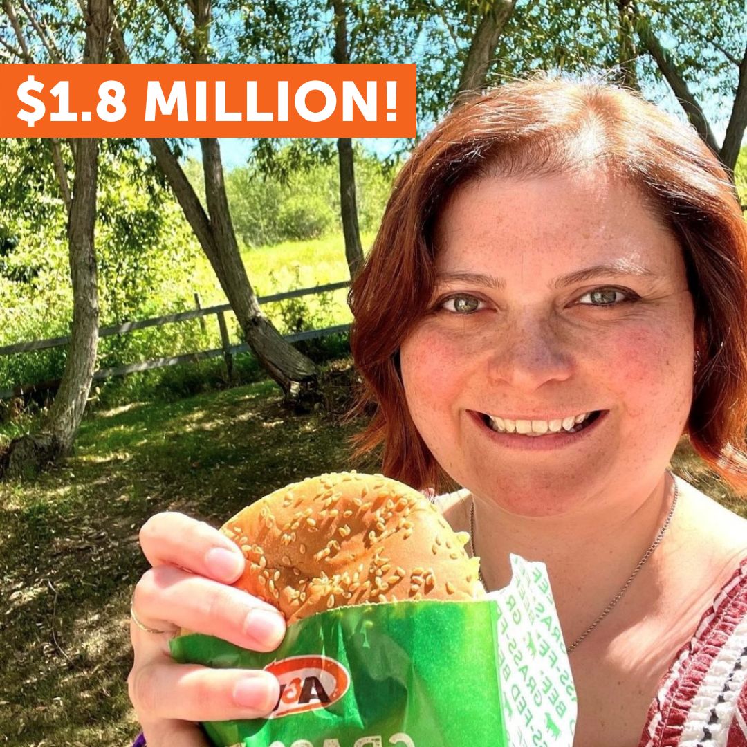 We’ve got some tasty news! Once again, #Canadians went above and beyond for this year’s #BurgersToBeatMS Day, raising an incredible $1.8 million! THANK YOU for every Teen Burger® bite, bill round up, donation, and 🍔 selfie in support of Canadians affected by #MS.