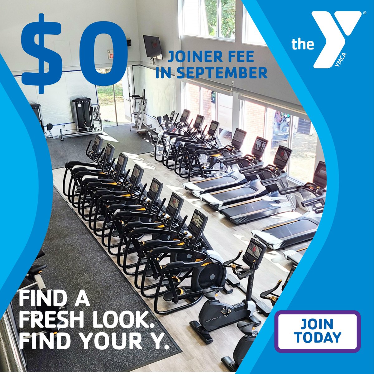 DarienYMCA's tweet photo. At the Darien YMCA we believe we all have the power to change, develop new skills &amp; gain confidence. We've invested in our facility, in our community, &amp; in YOU. Come in, check out our fresh new look and be inspired to find yours.
*$0 Joiner’s Fee in Sept. Restrictions apply. https://t.co/hglg67lY3j