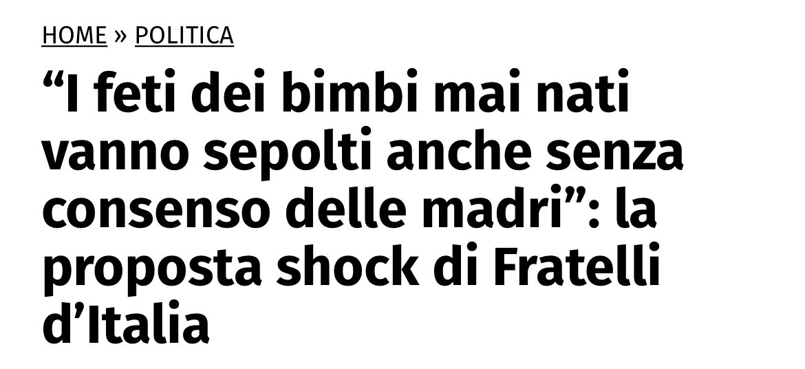 LiaQuartapelle's tweet photo. Per chi avesse ancora dei dubbi su cosa vuole fare Fratelli di Italia alla libertà di scelta delle donne. https://t.co/XbPpvPHxWG