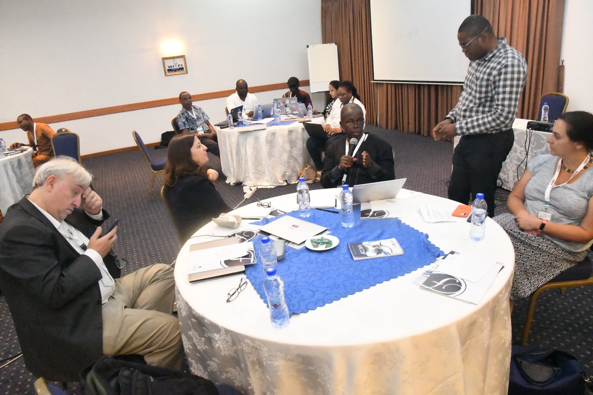 2#. Participants are now engaged in a group discussion to the challenges faced and points to consider in terms of sample transfer between sites and hubs vis-a-vis the Nogoya Protocol; Ethical considerations and potential challenges, and data sharing.