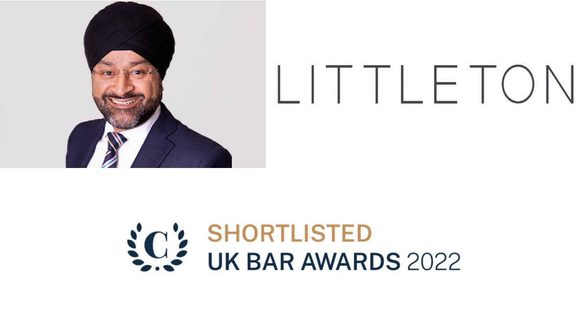 We are delighted to have been shortlisted for the @ChambersGuides UK Bar Awards 2022. We are shortlisted for: Employment Set of the Year @MoSethiQC - Employment Silk of the Year Congratulations to all those who have been shortlisted. #ChambersUKBarAwards