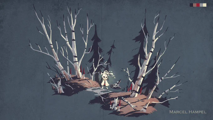 little story image with limited colors from 2020 
