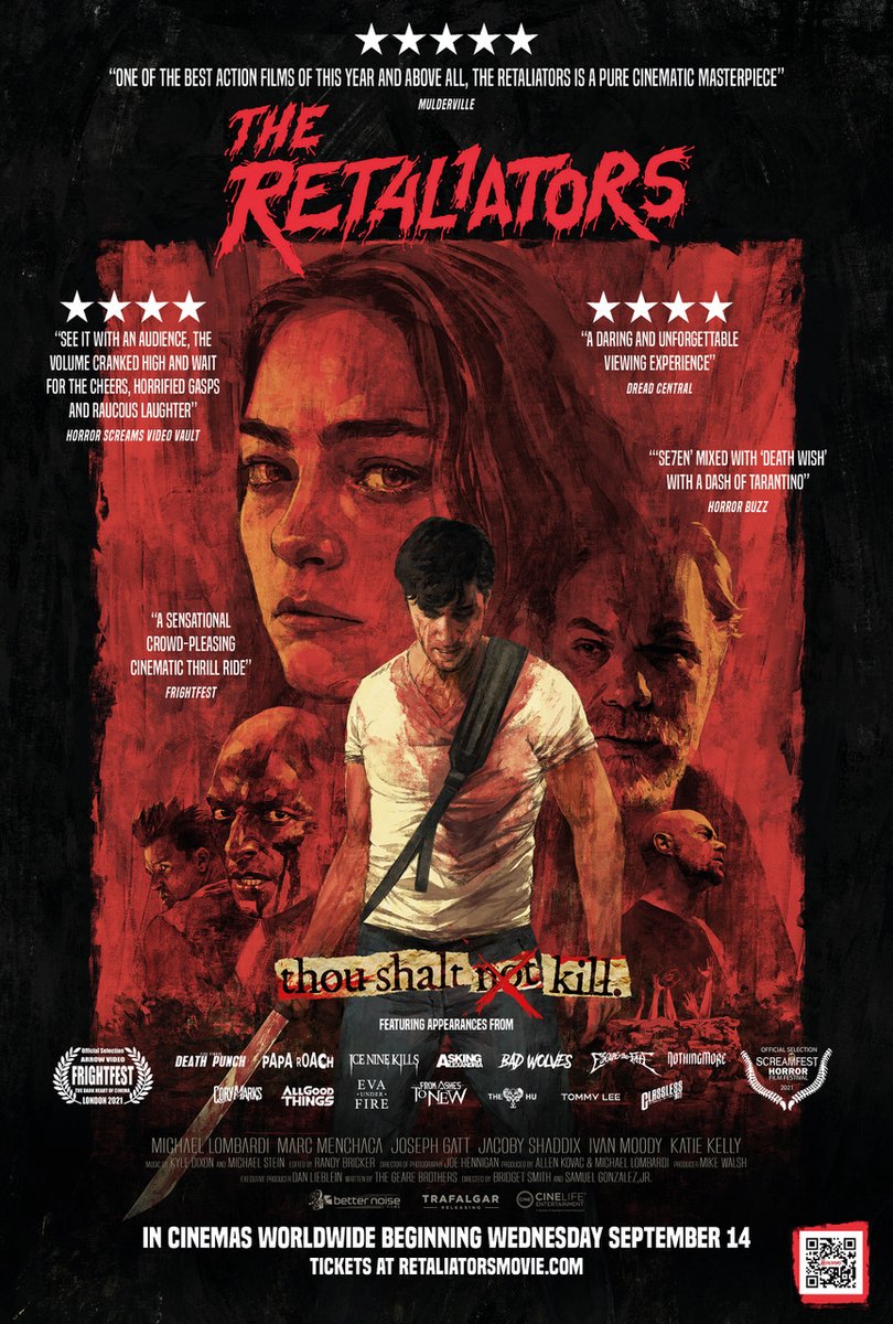 CaveOfCult's tweet photo. THE RETALIATORS: WORLDWIDE THEATRICAL RELEASE ON 14TH SEPTEMBER @Strike_Media @BetterNoise
An upstanding pastor uncovers a dark and twisted underworld as he searches for answers surrounding his daughter's brutal murder.#Retaliators #RetaliatorsMovie #TheRetaliators https://t.co/w5bNLqvmSI