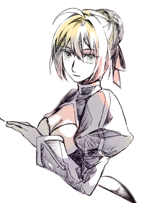 らくがきアルトリア#FGO #fate #イラスト #rkgk 