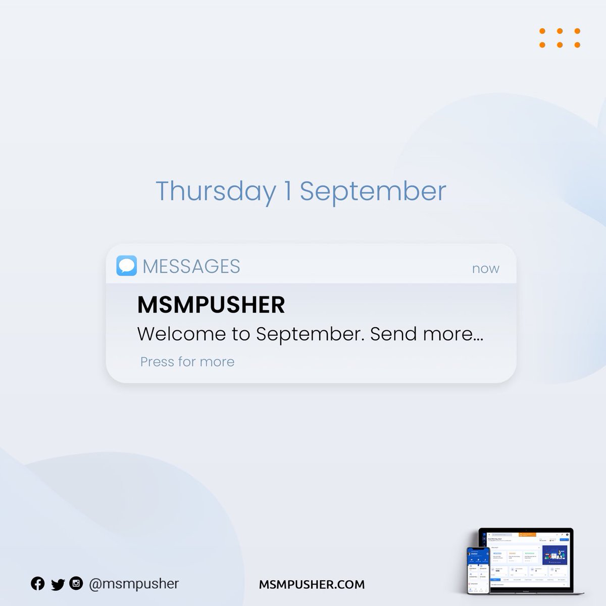 msmpusher's tweet photo. Happy new month!! https://t.co/mGtw9v0W7V