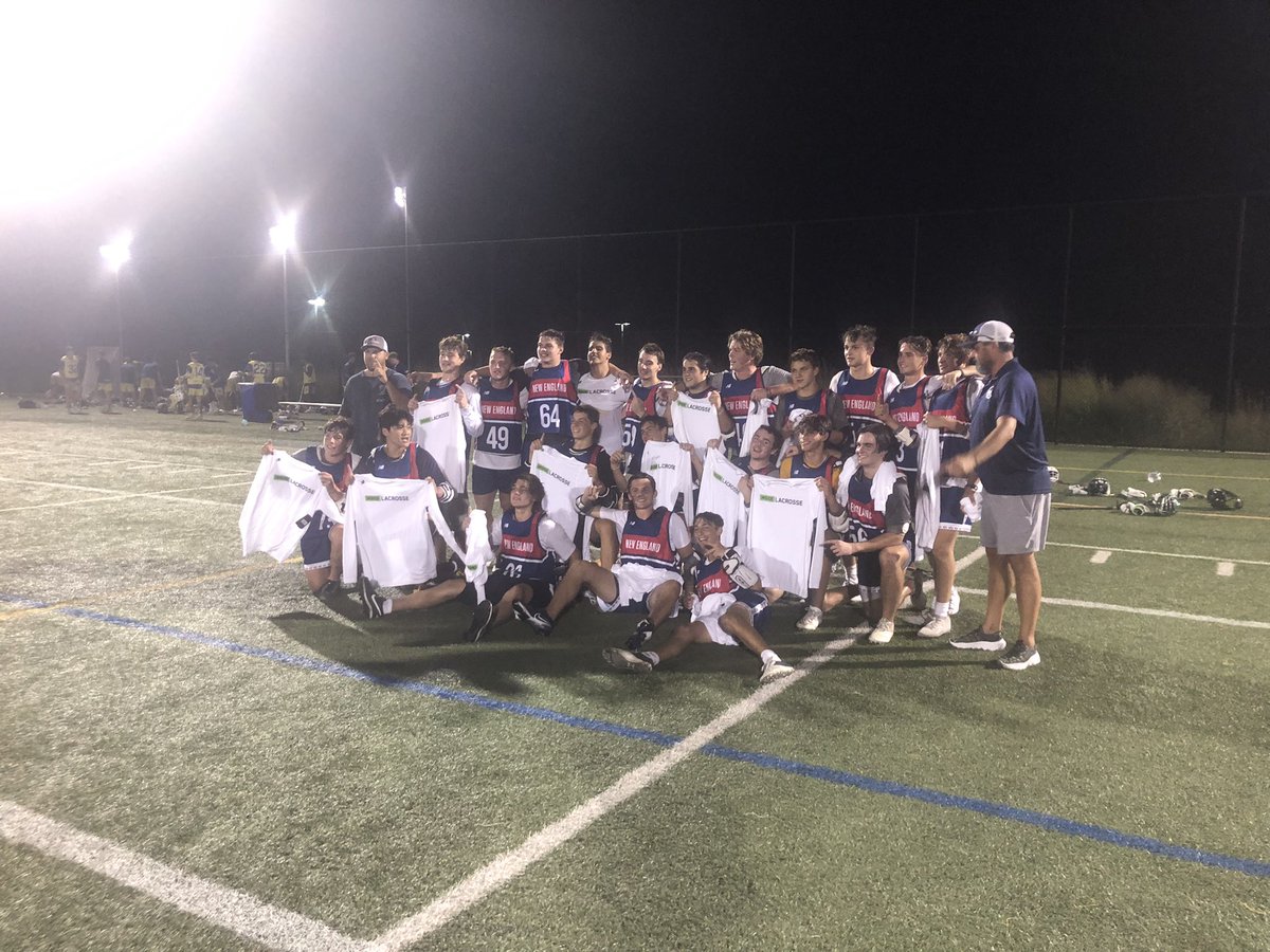 The <a href="/Deerfield_Lax/">Deerfield Lacrosse</a> crew celebrating <a href="/Inside_Lacrosse/">Inside Lacrosse</a> #1 status last night, winning the Elite8 Championship with their <a href="/3dNewEngland/">3d New England Lacrosse</a> 2024 Red teammates. <a href="/NELaxJournal/">New England Lacrosse Journal</a>