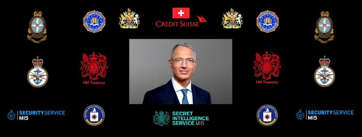 CarrollTrusts's tweet photo. #CreditSuisse Crime Syndicate Files CREDIT SUISSE CHAIR #AXELLEHMANN CEO #URLICHKORNER COO #FRANCESCAMCDONAGH CFO #DIVITJOSHI #GOLDFINGER #CLAREBRADY #RICHARDMEDDINGS #SNB #SWISSNATIONALBANK CHAIR #TOMJORDAN #MI6 #BankofEngland Most Famous Bank Fraud Case https://t.co/DbKKjUzKL5 https://t.co/mP0EgDC8g3
