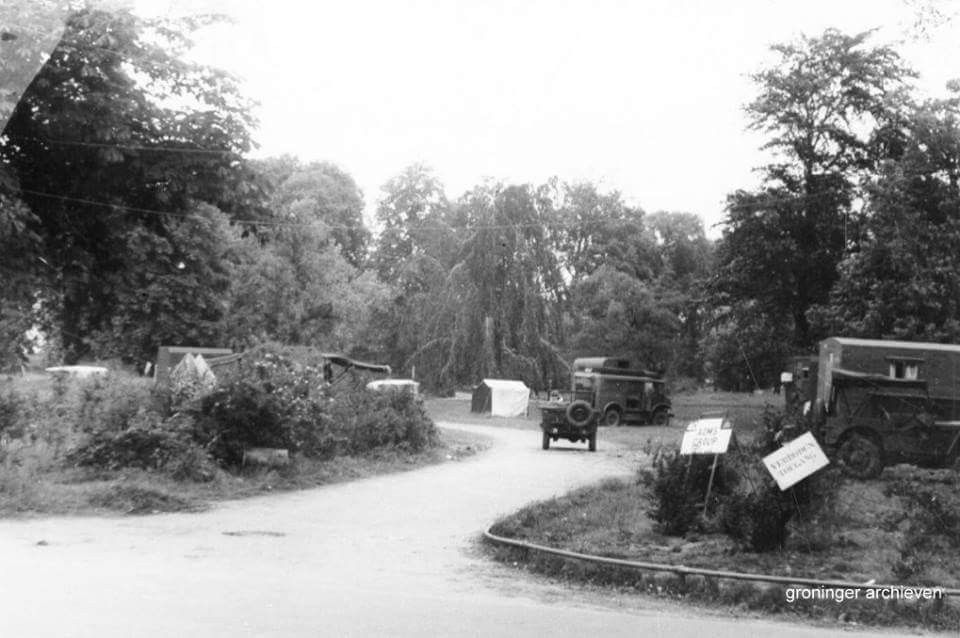 HistorieGro's tweet photo. Tentenkampen van Canadese militairen in het Noorderplantsoen (1945) https://t.co/BPsY3L92V2