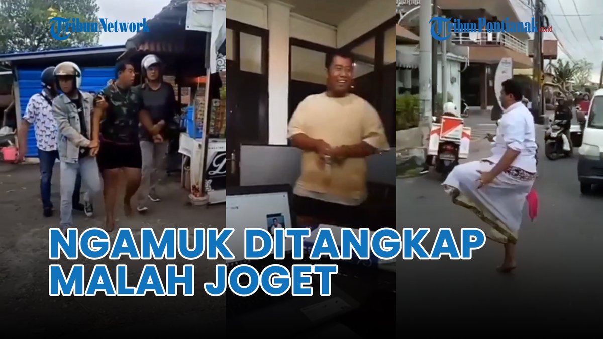 tribunpontianak's tweet photo. ®️ 🔴 Pria Yang Ngamuk di Jalanan Ditangkap, Malah Joget Depan Polisi https://t.co/Ocn7cjJ6UC lewat @YouTube 

#pria #ngamuk #jalanan #jalanraya #kutautara #bali #pengendara #motor #panik Chico Antony Manchester United Pearly September Ceria https://t.co/ozWPFAYXYM
