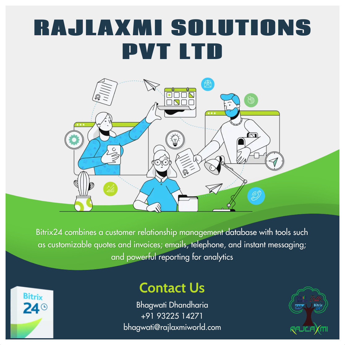 rajlaxmiworld's tweet photo. .
.
#bitrix24 #bitrix24crm #bitrix24team
#bitrix24_release2020 #bitrix24partners #bitrix
#bitrix24in #bitrix24india #rajlaxmisolutions
#rajlaxmisolutionspvtltd #rspl #freecrm #crmintegration
#crmsolutions #crmsystem
.
. https://t.co/0TFXyfu0Bo