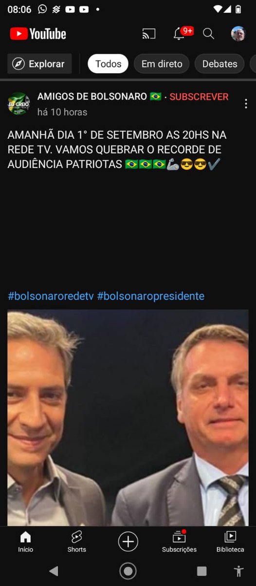 leite_rogrio's tweet photo. Bolsonaro na Rede TV, hoje, 1° de setembro, às 20hs https://t.co/GKFbZY6S2v