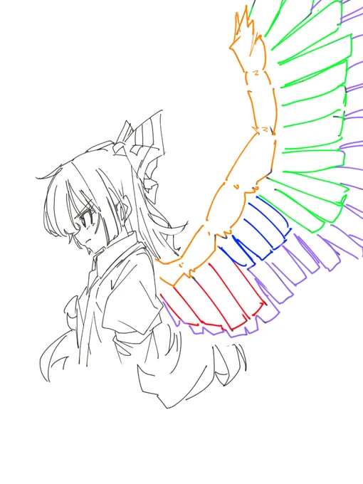 わりとざっくりこんなイメージで描いてるや 