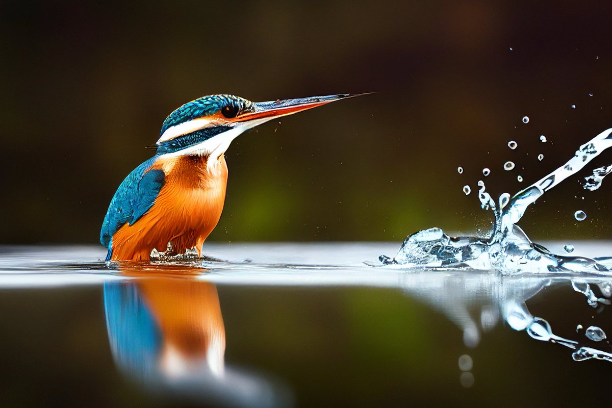 granny_mouse's tweet photo. My Ai-generated Kingfisher with Midjourney. Rather happy with this. 
#aiart #aiartcommunity #midjourney https://t.co/UTzPGohHWo