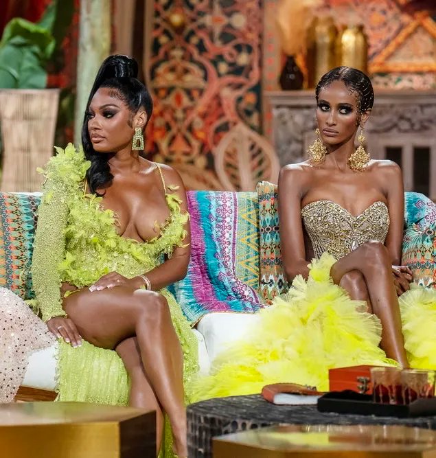 The way these two look gorgeous and are the reason I even watched the show #RHODubai