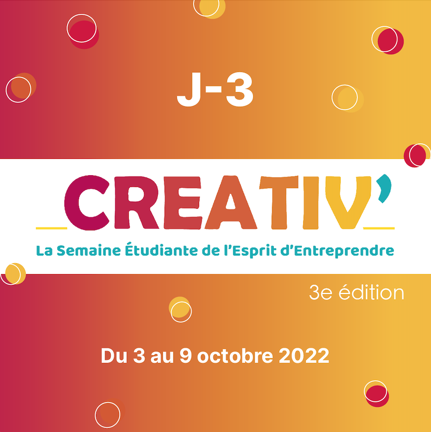 PepiteFrance's tweet photo. #CREATIV22 🔥
🚨 J-3 avant le retour de CREATIV’ !
Va vite découvrir ce que la Semaine de l’Esprit d’Entreprendre te réserve près de chez toi !
➡️ https://t.co/hsdMdCBe94 https://t.co/44eJFfHx1P